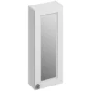 Burlington 30 Single Door Mirror Cabinet - Matt White -Duravit Bathroom Shop f3mw l
