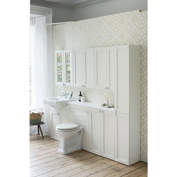 Burlington 60 2-Door Mirror Cabinet - Dark Olive 3 Burlington 60 2-Door Mirror Cabinet - Dark Olive