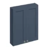 Burlington 60 2-Door Wall Unit - Blue -Duravit Bathroom Shop f6wb l