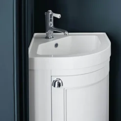 Burlington Floor Standing Corner Vanity Unit - Classic Grey - 430mm Wide 9 Burlington Floor Standing Corner Vanity Unit - Classic Grey - 430mm Wide -Duravit Bathroom Shop fc7ofc7bb d1