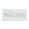 Roper Rhodes Frame 800mm Wall Mounted Vanity Unit & Isocast Basin - Derwent Blue