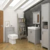 Chatsworth Traditional Grey Tall Cabinet -Duravit Bathroom Shop grdantb d2