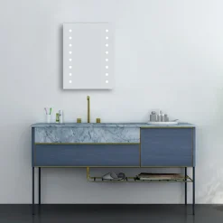 Brooklyn Dot 390 X 500mm Battery Operated Illuminated LED Mirror 12 Brooklyn Dot 390 X 500mm Battery Operated Illuminated LED Mirror -Duravit Bathroom Shop gs014x7bt d3