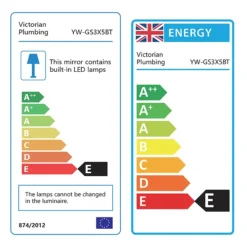 Brooklyn 390 X 500mm Battery Operated Illuminated LED Mirror -Duravit Bathroom Shop gs3x5bt d2n