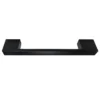 1 X Modern D Type Matt Black Additional Handle - L150mm (128mm Centres) -Duravit Bathroom Shop h188 d2