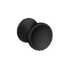 Hudson Reed Matt Black Indented Round Knob Furniture Handle - 30mm Diameter -Duravit Bathroom Shop h213 n l