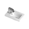 Hudson Reed 400 X 255mm Compact Polymarble Basin 1TH -Duravit Bathroom Shop hudsonreed400x355mmfulldepthpolymarblebasin1th lrg