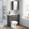Hudson Reed 500x255mm Black Compact WC Unit 2 Hudson Reed 500x255mm Black Compact WC Unit -Duravit Bathroom Shop hudsonreed500x255mmhaciendablackcompactwcunit d1