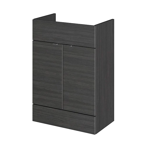 Hudson Reed 600x355mm Black Full Depth Vanity Unit 4 Hudson Reed 600x355mm Black Full Depth Vanity Unit - Image 2