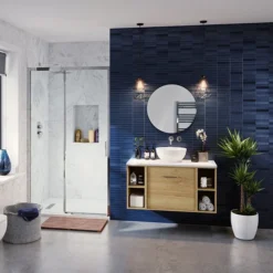 Crosswater Infinity 500mm Round Non-Lit Mirror -Duravit Bathroom Shop if5050 d1