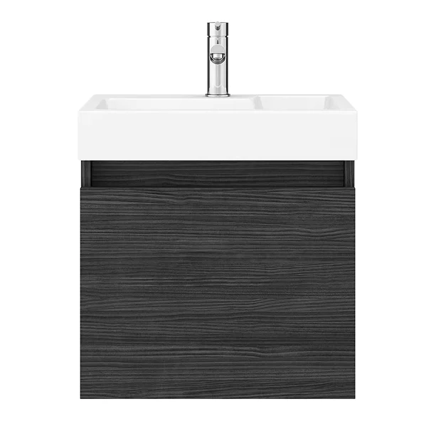 Milan Juno 500 X 360mm Black Wall Hung Vanity Unit 3 Milan Juno 500 X 360mm Black Wall Hung Vanity Unit