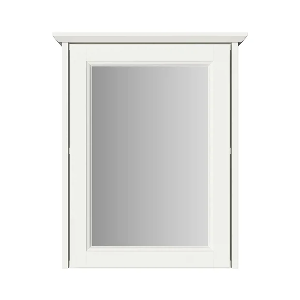 Heritage Caversham Single Door Mirror Wall Cabinet - Chantilly 3 Heritage Caversham Single Door Mirror Wall Cabinet - Chantilly