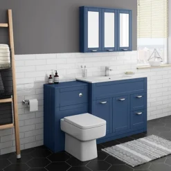Keswick Blue 1015mm Traditional Floorstanding Vanity Unit -Duravit Bathroom Shop kesblu100 d2