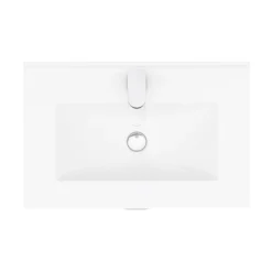 Keswick Blue 620mm Traditional Wall Hung 2 Drawer Vanity Unit