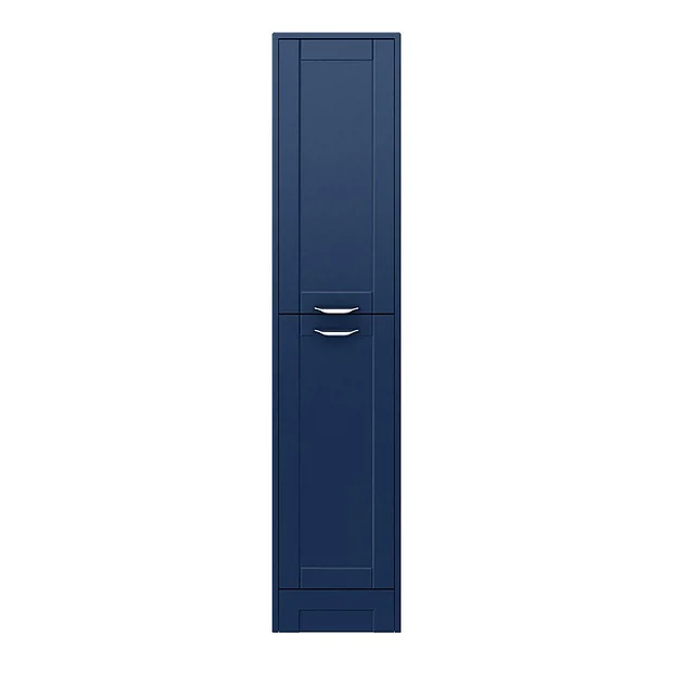 Keswick Blue 1400mm Traditional Floorstanding Tall Storage Unit 6 Keswick Blue 1400mm Traditional Floorstanding Tall Storage Unit - Image 4