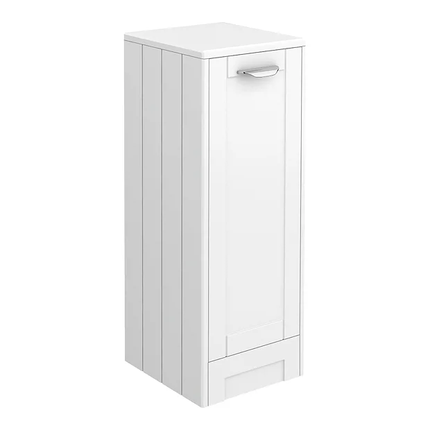 Keswick White 300mm Traditional Single Door Storage Unit 4 Keswick White 300mm Traditional Single Door Storage Unit - Image 2