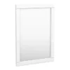 Keswick White 500 X 700mm Traditional Wall Hung Framed Mirror -Duravit Bathroom Shop keswhtm l