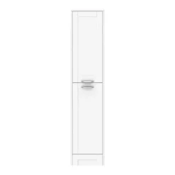 Keswick White 1400mm Traditional Floorstanding Tall Storage Unit 9 Keswick White 1400mm Traditional Floorstanding Tall Storage Unit -Duravit Bathroom Shop keswhttb d2