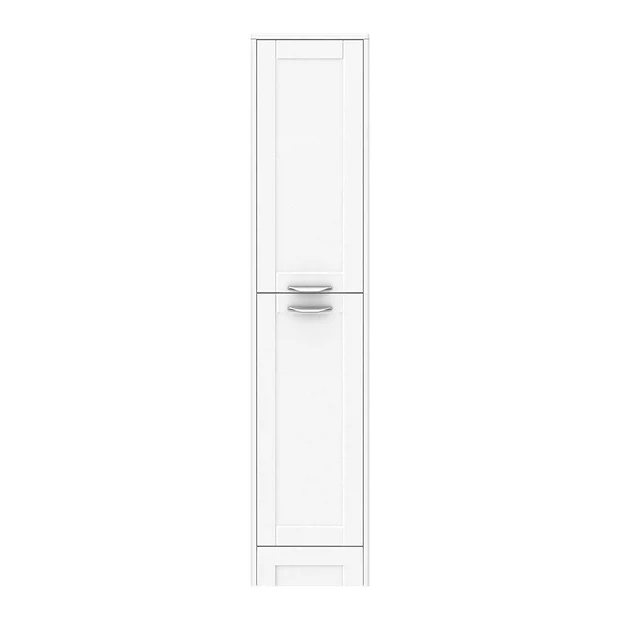 Keswick White 1400mm Traditional Floorstanding Tall Storage Unit 6 Keswick White 1400mm Traditional Floorstanding Tall Storage Unit - Image 4