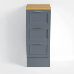 Heritage - Caversham 320mm Drawer Unit With Pewter Handles - Graphite 5 Heritage - Caversham 320mm Drawer Unit With Pewter Handles - Graphite -Duravit Bathroom Shop kgr48hd13l