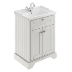 Old London 600mm 2-Door Cabinet & Basin - Timeless Sand