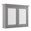 Old London 1050mm Mirror Cabinet - Storm Grey 2 Old London 1050mm Mirror Cabinet - Storm Grey -Duravit Bathroom Shop lon217 l