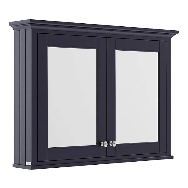 Old London 1050mm Mirror Cabinet - Twilight Blue 3 Old London 1050mm Mirror Cabinet - Twilight Blue