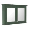 Old London 1050mm Mirror Cabinet - Hunter Green -Duravit Bathroom Shop lon817 l