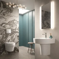 Hudson Reed Glamour LED Touch Sensor Mirror With Demister Pad -Duravit Bathroom Shop lq083 d1