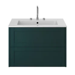 Heritage Lynton Classic Green 800mm Wall Hung Vanity Unit