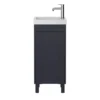 Heritage Lynton Midnight Blue Freestanding Cloakroom Vanity Unit -Duravit Bathroom Shop lymb40fs l