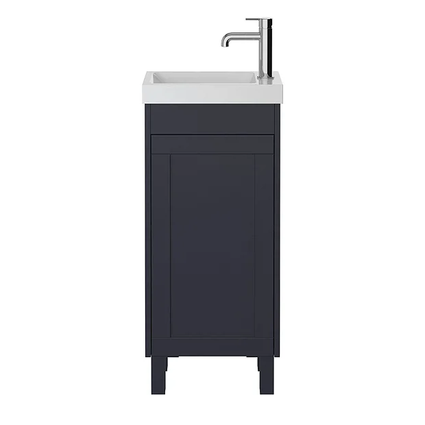 Heritage Lynton Midnight Blue Freestanding Cloakroom Vanity Unit 3 Heritage Lynton Midnight Blue Freestanding Cloakroom Vanity Unit