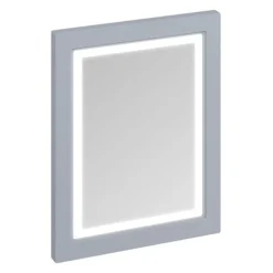 Burlington Framed 60 Mirror With LED Illumination - Classic Grey