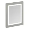 Burlington Framed 60 Mirror With LED Illumination - Dark Olive