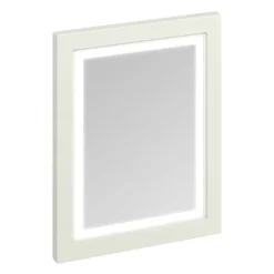 Burlington Framed 60 Mirror With LED Illumination - Sand