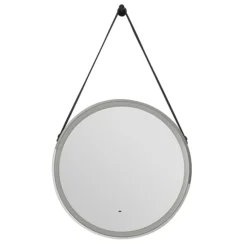 Heritage Amberley Chrome 590mm Illuminated Circular Mirror With Demister Pad -Duravit Bathroom Shop mamc590 d1