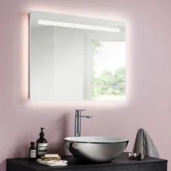 Crosswater Radiance Ambient Illuminated Mirror -Duravit Bathroom Shop mea6080 d1