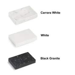 Burlington 130 4-Door Vanity Unit & Minerva Worktop With Double Basin - Dark Olive -Duravit Bathroom Shop minervann