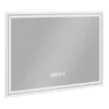 Toreno 700x500mm LED Illuminated Mirror Inc. Anti-Fog, Digital Clock & Touch Sensor -Duravit Bathroom Shop mir009 d2