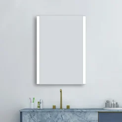 Toreno 500x700mm LED Illuminated Bluetooth Mirror Cabinet With Motion Sensor, Shaving Socket & Anti-Fog -Duravit Bathroom Shop mir017 d3n