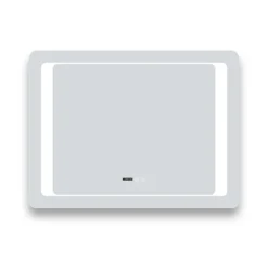 Toreno 800x600mm LED Illuminated Bathroom Mirror Inc. Anti-Fog & Touch Sensor -Duravit Bathroom Shop mir019 d1n