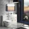 Toreno 1200 X 600mm Landscape LED Back-lit Bluetooth Mirror Incl. Touch Sensor + Anti-Fog -Duravit Bathroom Shop mir021 n d2