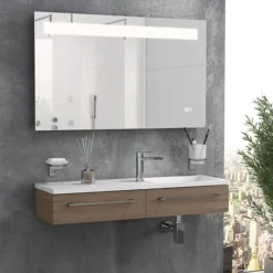 Toreno 1000 X 600mm Landscape LED Back-lit Bluetooth Mirror With Touch Sensor -Duravit Bathroom Shop mir026d2