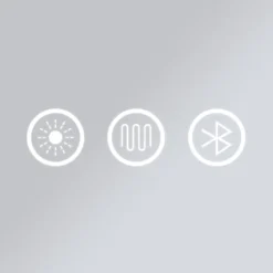 Toreno 1200 X 600mm Landscape LED Back-lit Bluetooth Mirror Incl. Touch Sensor + Anti-Fog -Duravit Bathroom Shop mir026nd1