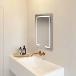 Toreno 500x700mm LED Illuminated Mirror Inc. Touch Sensor -Duravit Bathroom Shop mir034 d4n