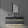 Toreno 500 X 700mm Single Door Mirror Cabinet 2 Toreno 500 X 700mm Single Door Mirror Cabinet -Duravit Bathroom Shop mir100 d3n