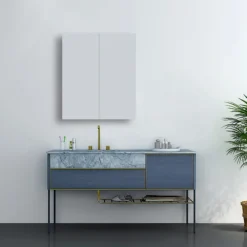 Toreno 500 X 700mm 2-Door Mirror Cabinet -Duravit Bathroom Shop mir101 d2