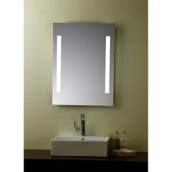 Croydex Henbury Hang N Lock Illuminated Mirror With Demister Pad 700 X 500mm -Duravit Bathroom Shop mm720300e d1