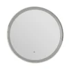 Heritage Newick Chrome 590mm Illuminated Circular Mirror With Demister Pad