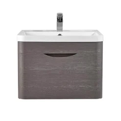 Monza 600mm Wall Hung 1 Drawer Vanity Unit (Stone Grey Woodgrain - Depth 450mm) 7 Monza 600mm Wall Hung 1 Drawer Vanity Unit (Stone Grey Woodgrain - Depth 450mm) -Duravit Bathroom Shop monza600mmwallhung1drawervanityunitnd1
